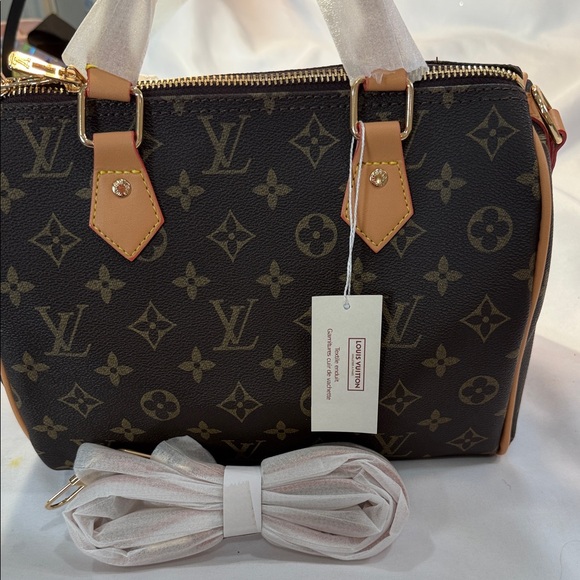 Monogram Brown Handbag - Picture 2 of 9